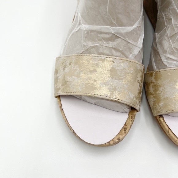 Naturalizer Womens Size 10 Areda Cork Platform Wedges Sandals Heels Shoes NEW - Picture 5 of 16